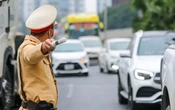 Công an Hà Nội phân luồng giao thông đón Đoàn khách quốc tế thăm Việt Nam
