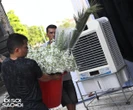 Đám cưới Đoàn Văn Hậu trang trí bằng hoa tươi nhập khẩu, cô dâu Doãn Hải My cử người xuống giám sát cắm hoa