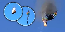 Dramat podczas podniebnej wycieczki. Spłonął balon z 22 pasażerami