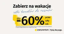 Ostatnie dni wakacyjnej promocji Onet Premium. Kup dostęp do 60 proc. taniej! [AUTOPROMOCJA]