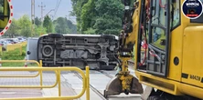 Nietypowy wypadek pod Warszawą. Do kolizji doszło na torach
