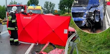 Ratownicy już nie mogli jej pomóc. Straszna śmierć kobiety w zmiażdżonym aucie