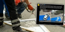 Mieli jedno zadanie: pomalować parking. Zrobili, co mogli