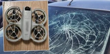 Tego kierująca Suzuki się nie spodziewała. Obiekt spadł z nieba. Nietypowy wypadek w Dąbrowie Tarnowskiej