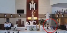 Dziecko zrzuciło figurę Jezusa w kościele, usłyszała o tym cała Polska. Znany zakonnik komentuje
