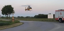 Tragiczny wypadek pod Tarnowem, lądował śmigłowiec LPR. Potrącona rowerzystka zmarła na miejscu