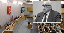 Deputowany "zagłosował" i zmarł. Zaskakujące zdarzenie w rosyjskiej Dumie