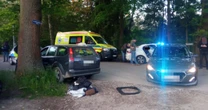 "Małpa" i "Kaszanka" zatrzymani. Znani gangsterzy kradzionym autem uderzyli w radiowóz