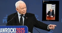 Na telefonie pokazali prezesowi PiS wpadkę posła KO. Tak zareagował [WIDEO]