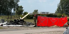 Katastrofa lotnicza na Bemowie. Świadek opisał sekundy przed tragedią