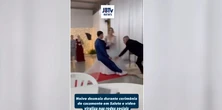 Padł, zanim zdążył powiedzieć "tak". Wszystko się nagrało