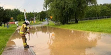Katastrofalne skutki ulewy w Dobczycach. W niektóre miejsca mogli dotrzeć tylko strażacy