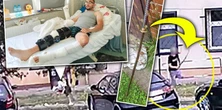 Brutalny atak mieczem zarejestrowała kamera. "Wyglądał jak opętany"