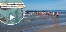Nie kupuj tego kostiumu. Zanurzyła w basenie. "Daje do myślenia"