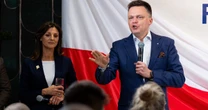 Kobieta nagle przerwała wystąpienie Szymona Hołowni. "Co się stało?"