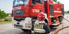 Wybuch i pożar transformatora w Garwolinie. Tysiące ludzi bez prądu