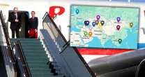 Władimir Putin leci na rozmowy do USA. Mapa jego podróży mówi wiele