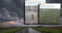 Potężne burze w Polsce. Strugi deszczu i intensywne opady gradu