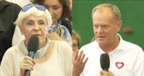 Emocjonalne wystąpienie na spotkaniu z Tuskiem. "Niech pan odrzuci tę watę cukrową"