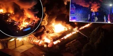 Ogromny pożar pod Warszawą. Do walki z ogniem i toksycznym dymem wysłano 160 strażaków
