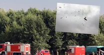 Pilot zdążył tylko krzyknąć "Jezu!". Po chwili spiker zaczął się modlić