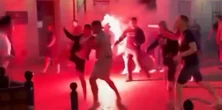 Niebezpiecznie w Budapeszcie przed finałem LM. Uliczna bitwa kibiców [WIDEO]