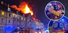 Kłęby czarnego dymu nad Gdańskiem. W ogniu kamienica. Są poszkodowani. "Trwa reanimacja"