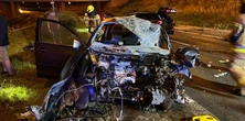 Potężny wypadek w Poznaniu. Z auta wyrwało silnik