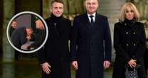 Andrzej Duda tak przywitał się z Brigitte Macron. 