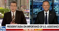 Andrzej Duda wystąpił w amerykańskiej telewizji. Nagle zaczął się śmiać