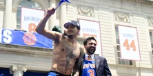 Jeremy Sochan zaszalał. Jako jedyny z mistrzów NBA na to się odważył [ZDJĘCIA]