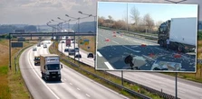 Autostrada A4. Kierowcy przecierali oczy ze zdumienia. Na trasie... kurczaki