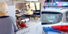 Dramat w Chełmie. Z kuchni wydobywał się dym, w środku leżał mężczyzna
