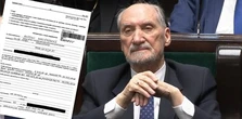 Macierewicz pobiera sowitą emeryturę. Ma też auto, którym nie może jeździć