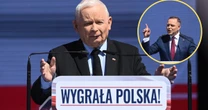 Karol Nawrocki spóźnił się na piknik PiS. Tak zareagował Jarosław Kaczyński