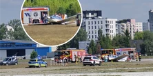 Dramatyczne lądowanie małego samolotu w Warszawie. Komisja zbada przyczyny awarii