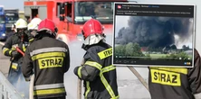 Dym widać z wielu kilometrów. Jest zagrożenie wybuchem. "Nie wykluczamy ewakuacji"