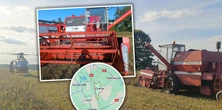 Na polu rozległ się przeraźliwy krzyk. Straszny wypadek rolnika podczas żniw