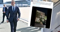 Symboliczny gest w Waszyngtonie z okazji wizyty Karola Nawrockiego. Chodzi o flagę