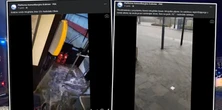 Pasażerowie utknęli w zalanym autobusie! Nagranie z Krakowa jak scena z "Titanica"