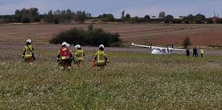 Pilot nie miał wyjścia. Samolot zarył w polu pod Gliwicami