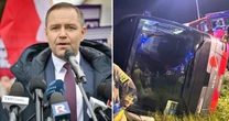 Echa afery mieszkaniowej Karola Nawrockiego. Wypadek autokaru na A4. Podsumowanie nocy