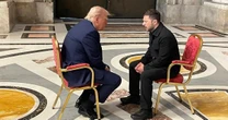 15 minut rozmowy w Watykanie. "Wołodymyr Zełenski poczuł, że to jego szansa"