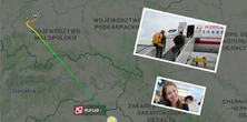 Lecą po chorą Polkę do Chin. Samolot niedawno wzbił się w powietrze