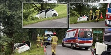 Wypadek sześciu młodych osób na Śląsku. Za kierownicą 17-latka