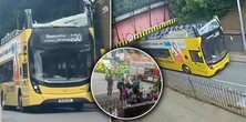 Kierowca pojechał inną trasą. Autobus zmienił się w kabriolet, wiele osób zostało rannych