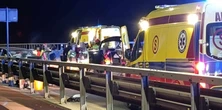 Śmiertelny wypadek w Nowym Sączu. Czołowe zderzenie na moście