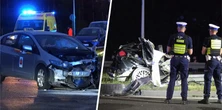 Audi rozpadło się na dwie części. Sąd zdecydował o losie kierowcy Hondy