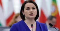 Swiatłana Cichanouska dziękuje Radosławowi Sikorskiemu. Wzruszające nagranie z mężem