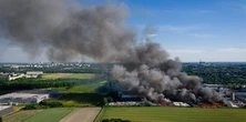 Ogromny pożar w Chorzowie. Dym widać z wielu kilometrów
